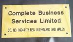 Company Brass Plaques